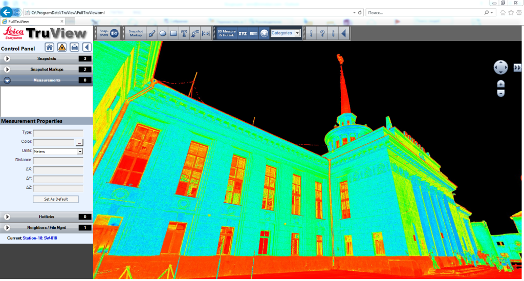 TruView panoramas allows to worksharing an architectural project