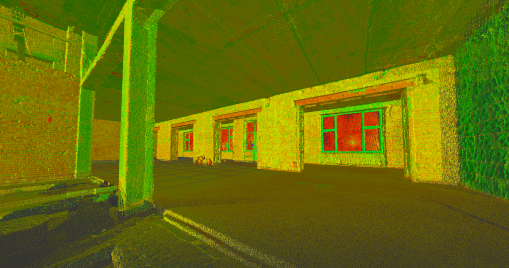 Point cloud is the basis of interiors design.
