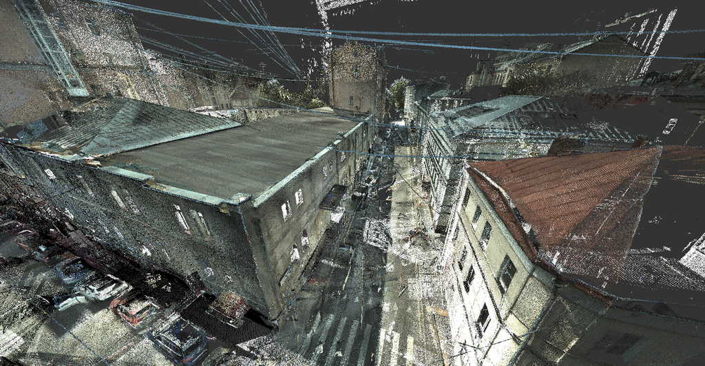 The point cloud - the result of laser scanning