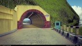 3D-model of a tunnel on the highway "Sochi - Krasnaya Polyana"