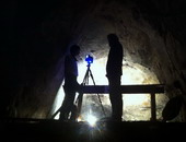 Лазерное сканирование Денисовой пещеры на Алтае