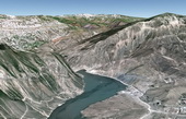 Район работ. Данные Google Earth.