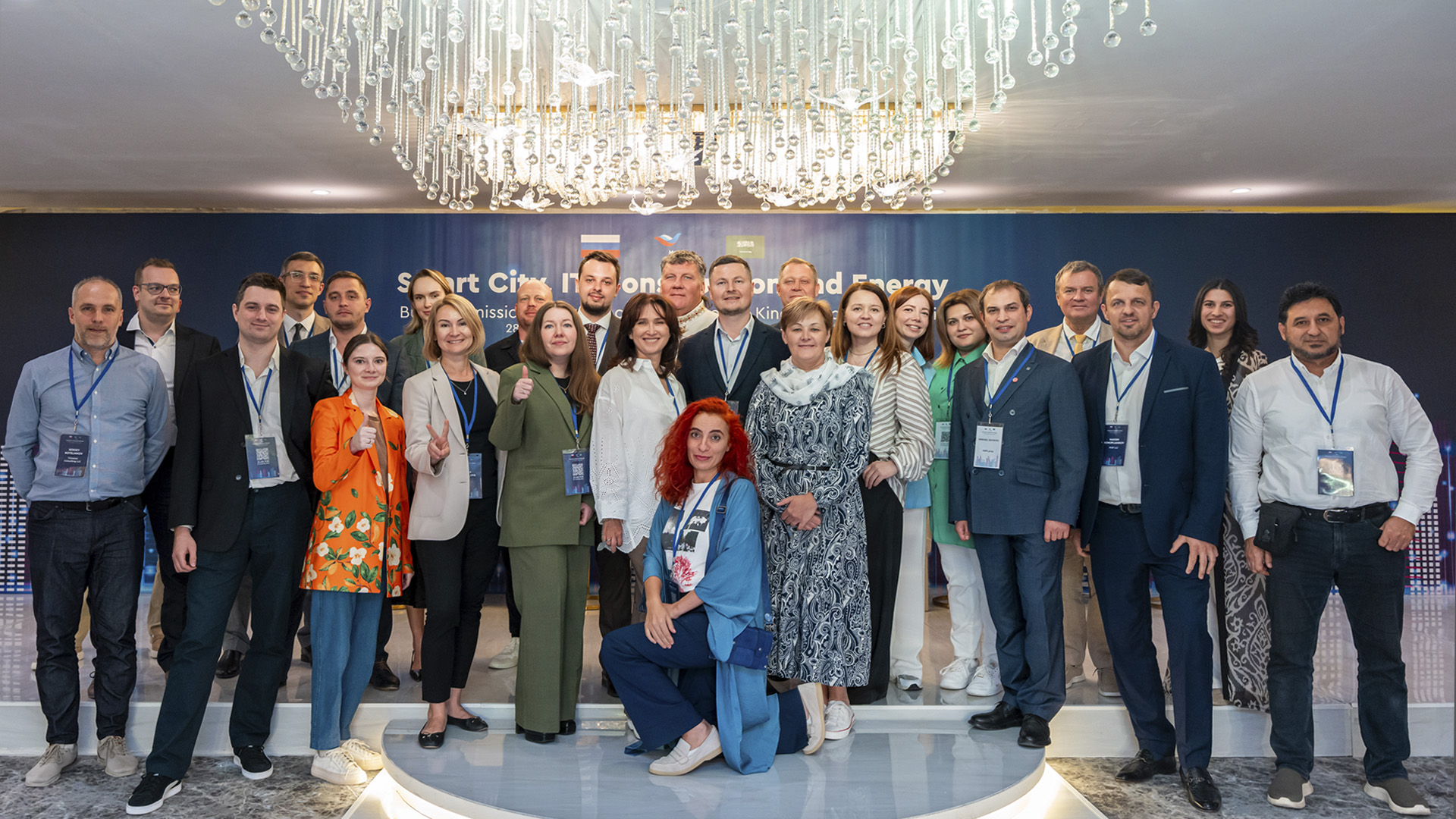 Participants of the business mission of Russian exporters.
