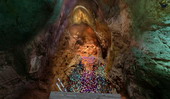 3D модель пещеры. Восточный зал. Визуализация археологических находок по слоям.