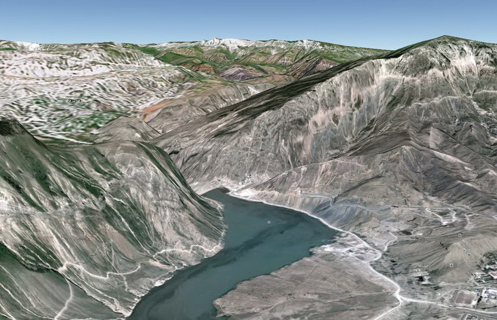 Area of the work. The image from Google Earth.