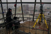 3D Laser scanning of Shukhov Tower, level +125 m